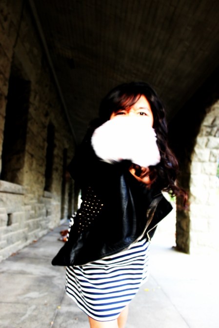 A girl's gotta punch where it counts.