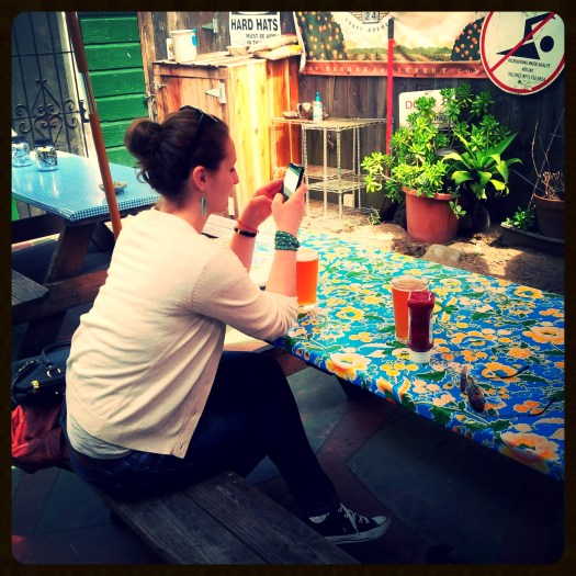 She never has to look over her shoulder or do any sneaky phone spying with me!