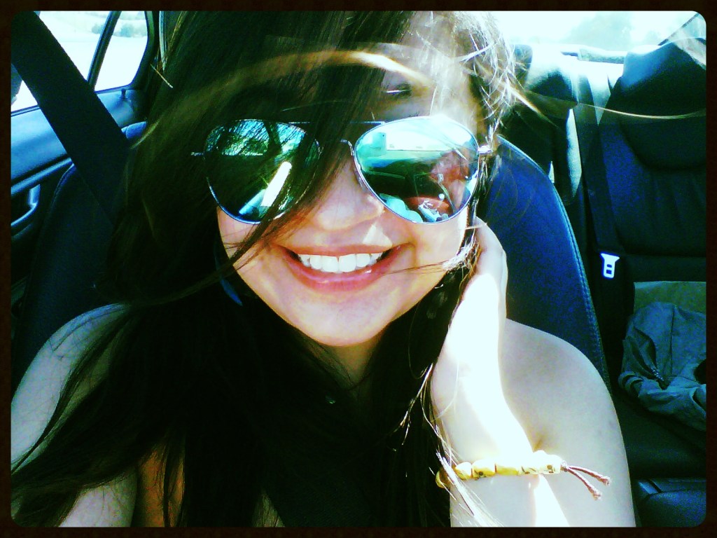 It's not a real road trip till I put my '80s sunglasses on.